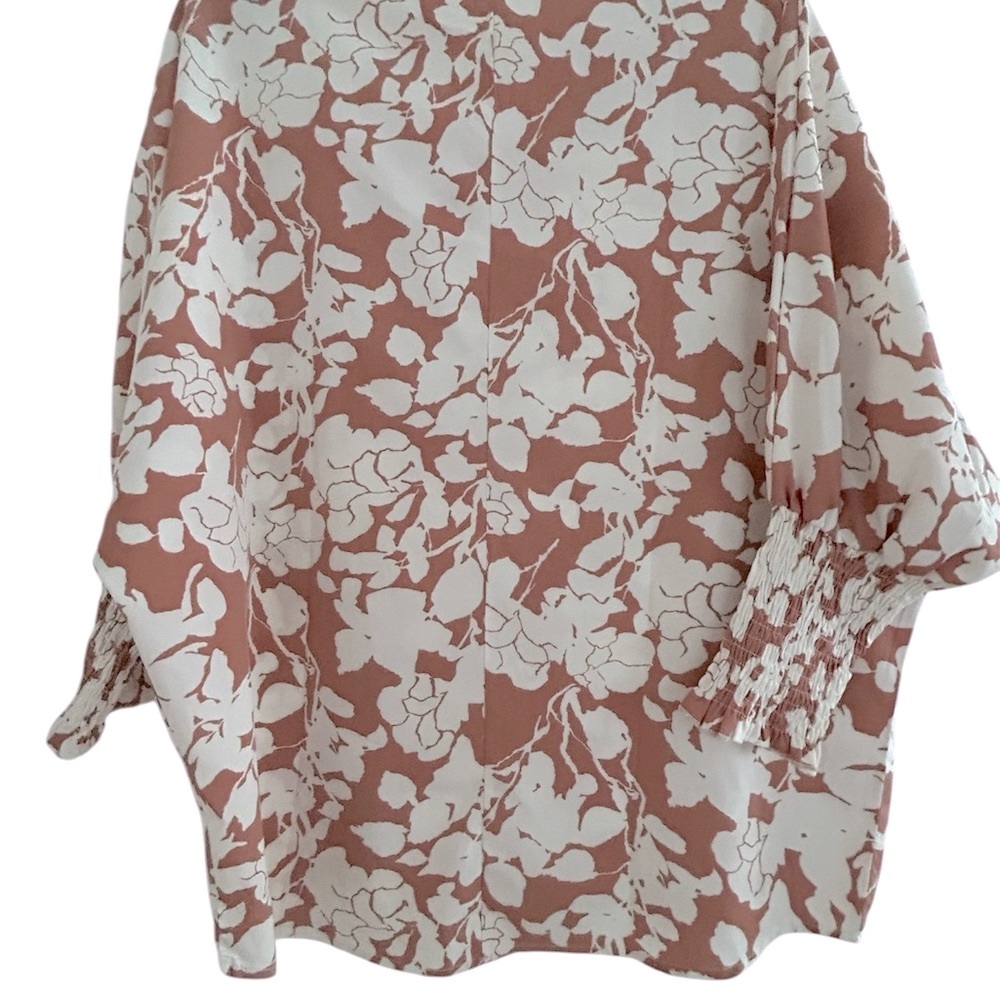 Floral Print Women's Elegant Long Sleeve Blouse - Picture 8 of 8